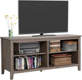 58'' Wood TV Stand with 4-Shelf Storage Y718