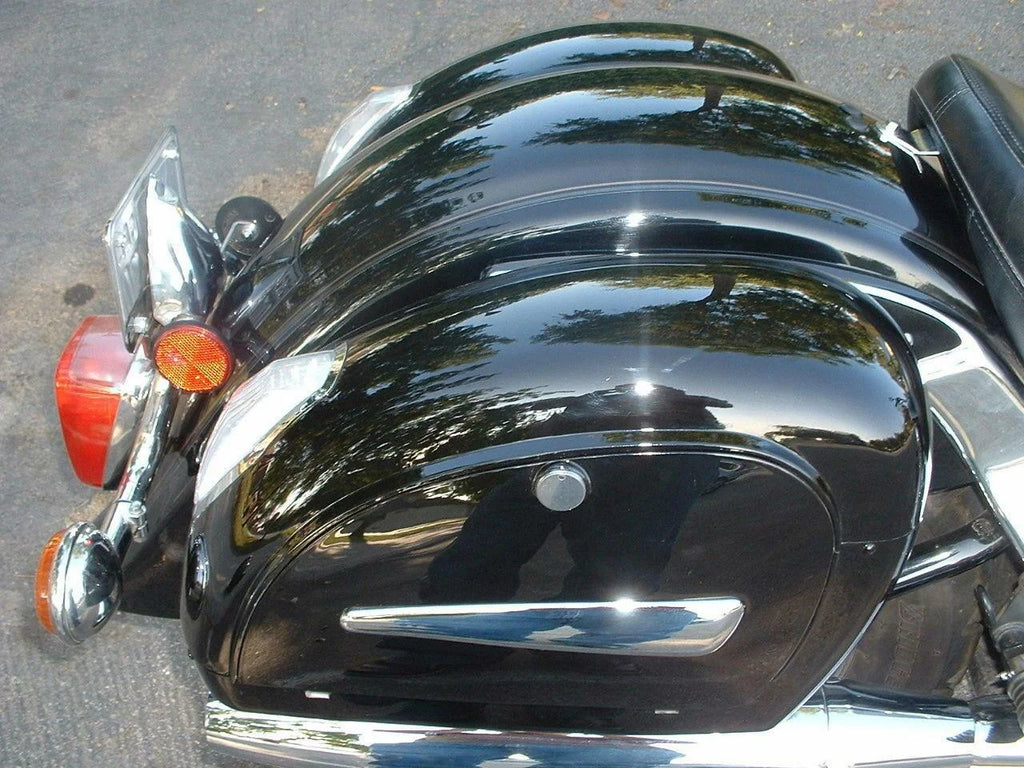 Vivid Black Universal Hard Bag Saddlebags W108740