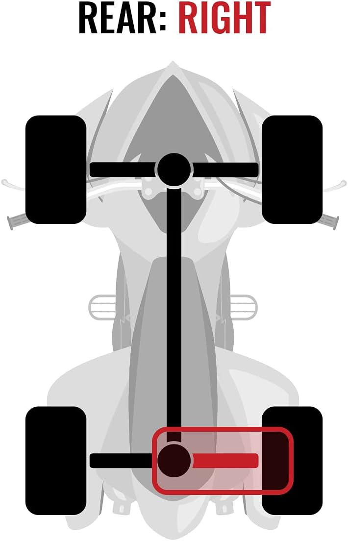 Rear Right Axle for Can-Am Maverick MAX 1000 4X4 W602