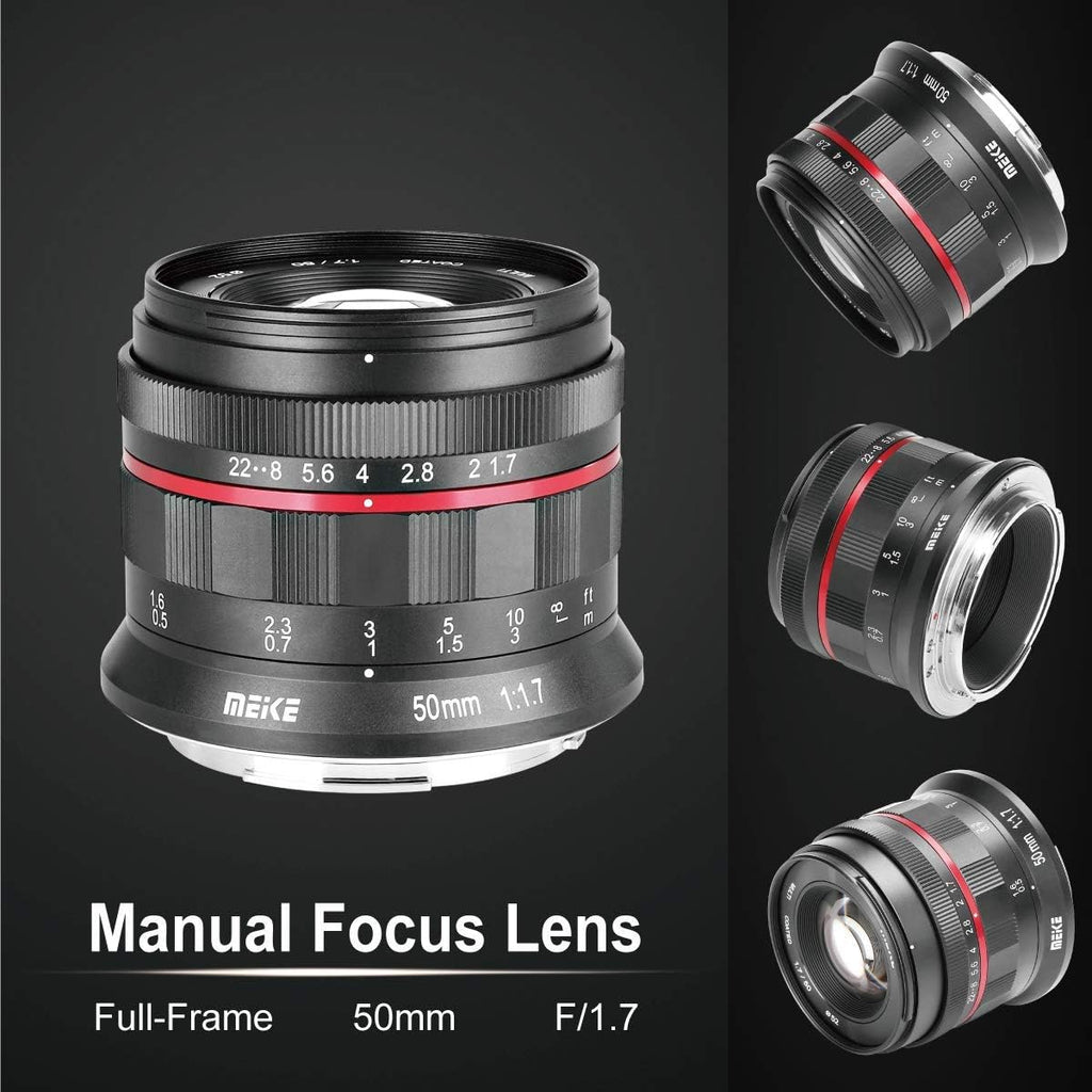 50mm F1.7 Full Frame Manual Focus Prime Lens J67032