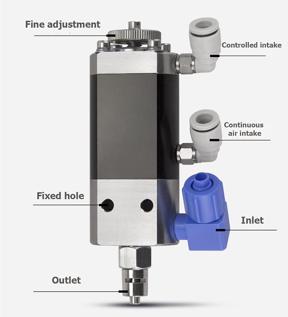 Precision Pneumatic Thimble Dispensing Valve Dispenser 0.01ml J9136