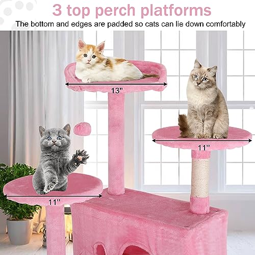 Dark Gray 70 Inches Cat Tree with Litter Box Enclosure G977