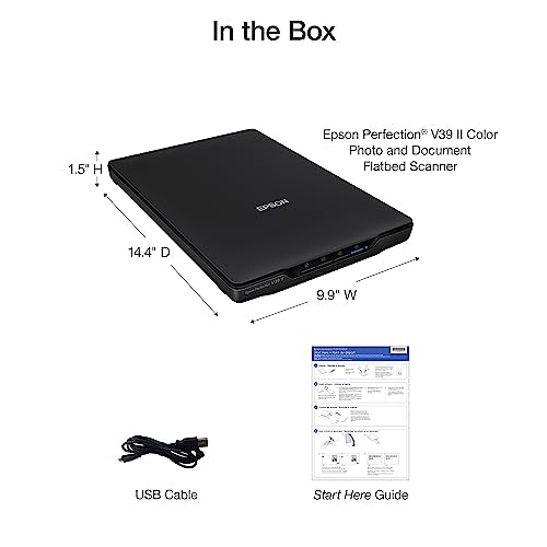 Black Flatbed Scanner 4800 dpi Optical Resolution U25695