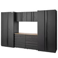 Heavy Duty Welded Steel Garage Storage System in Black G9980