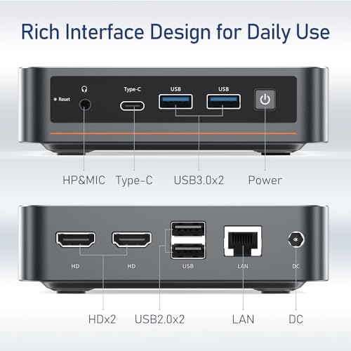 16GB RAM 512GB M.2 SSD Mini Desktop Computer V48733
