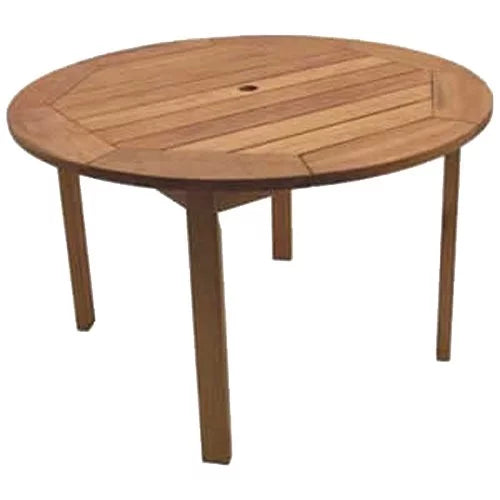 5-Piece Solid Wood Round Patio Dining Set Q7989
