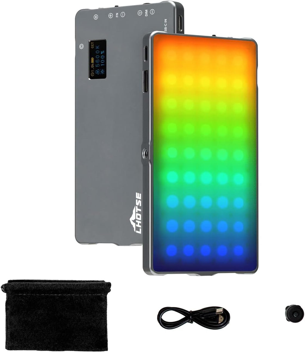 RGB Video Light Panel with Rechargeable Battery B23196