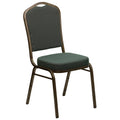 Green Patterned Fabric Stack Chair N325590