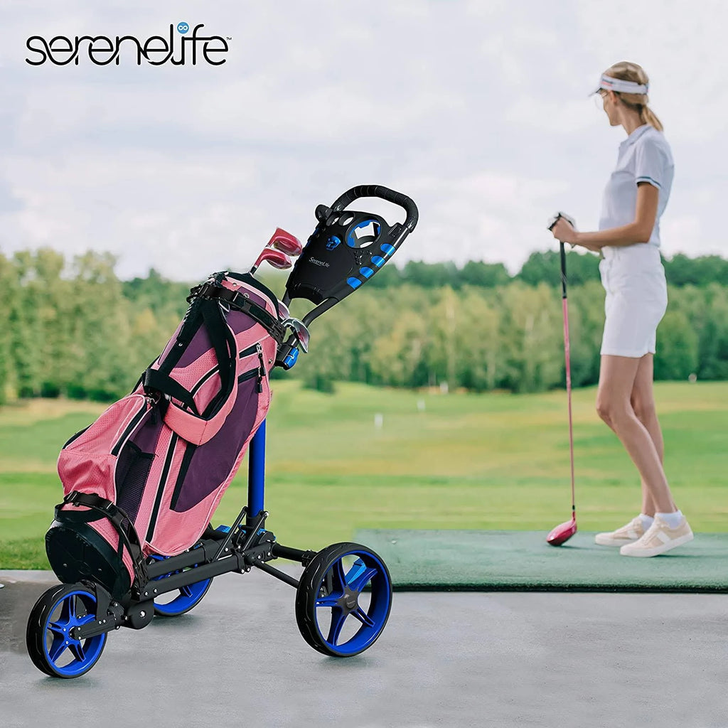 3 Wheel Folding Golf Bag Push Cart L590253