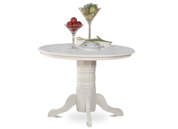 Round Kitchen Table 42 in. Diameter with Pedestal T892
