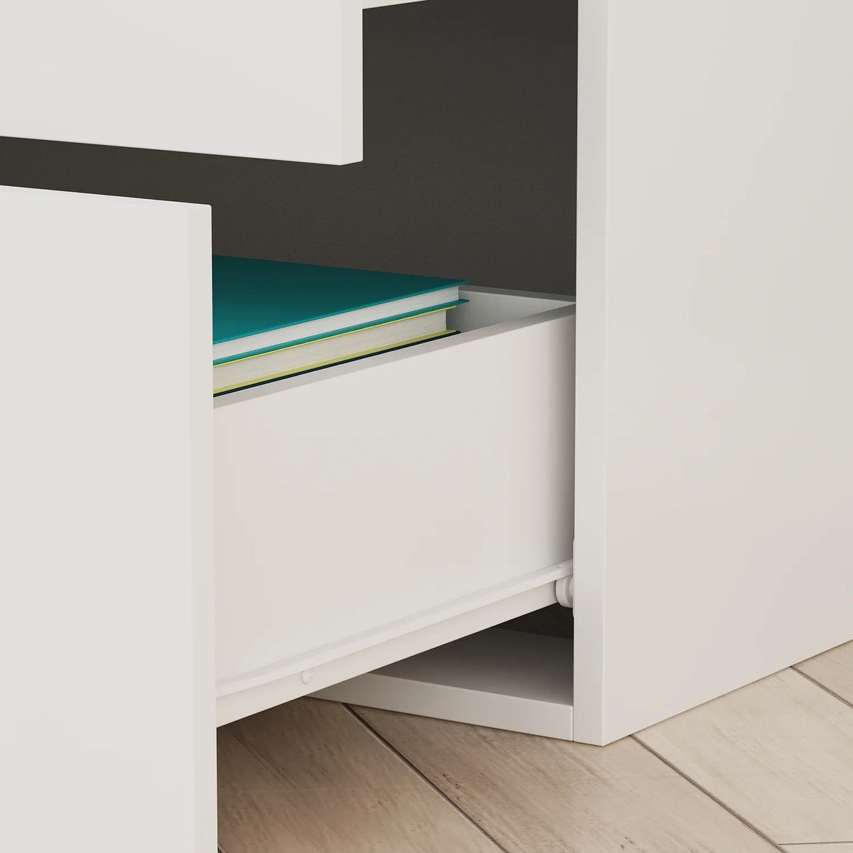 White 6-Drawer Double Dresser K91918
