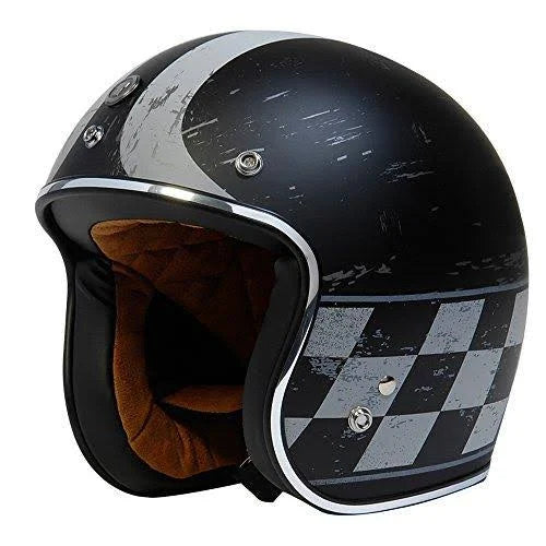 Flat Black XX-Large Open Face Helmet J851