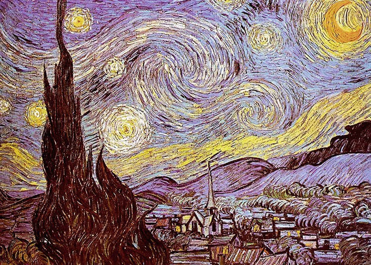 1500 Pieces Jigsaw Puzzle Van Gogh Starry Night Q361