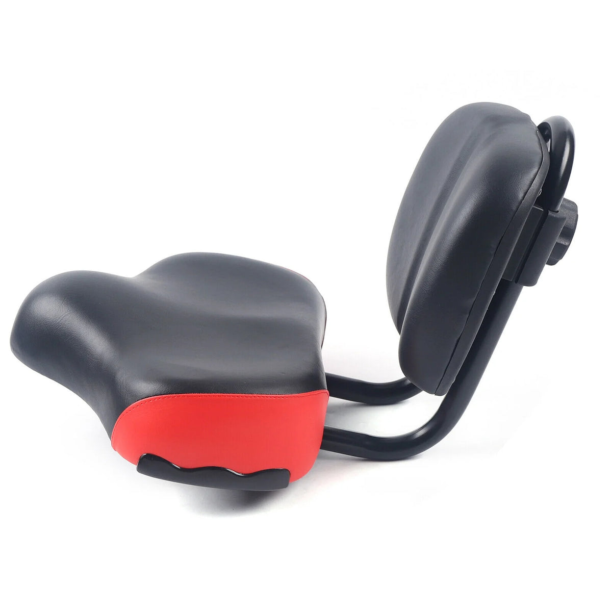 Wide Soft Bicycle Saddle with Backrest T96113
