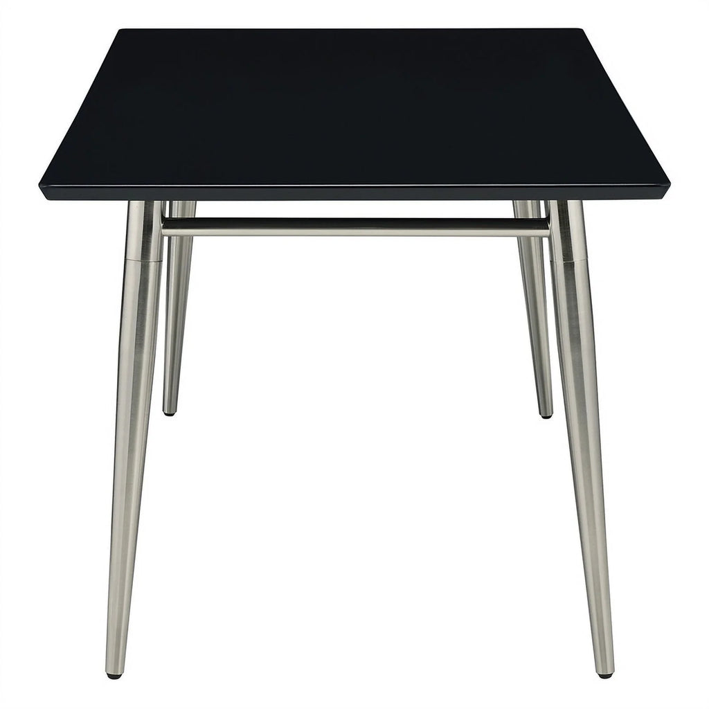 Rectangle Coffee Table with Engineered Wood Black Top W949