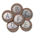 Alphabet Stones Carpet Rounds, Set of 26, 12 inch T224