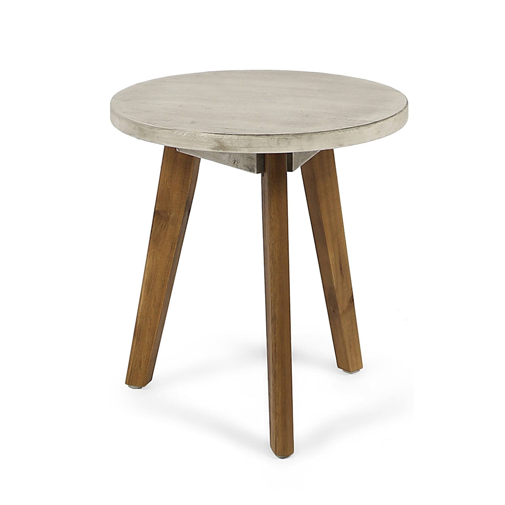 Acacia Wood Side Table K220