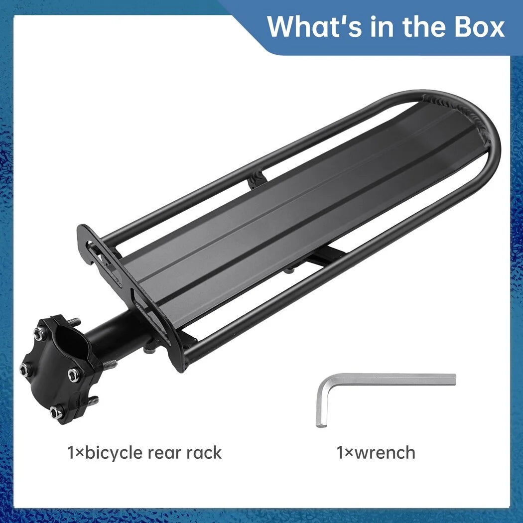 Aluminum Alloy Bicycle Pannier Rack with 10kg Load Capacity Q380499