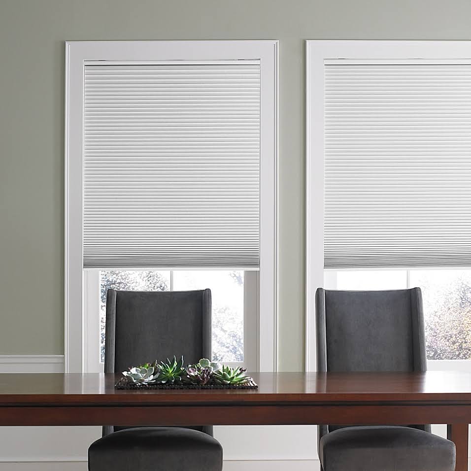Cordless Blackout Cellular Shade in Snow S9451