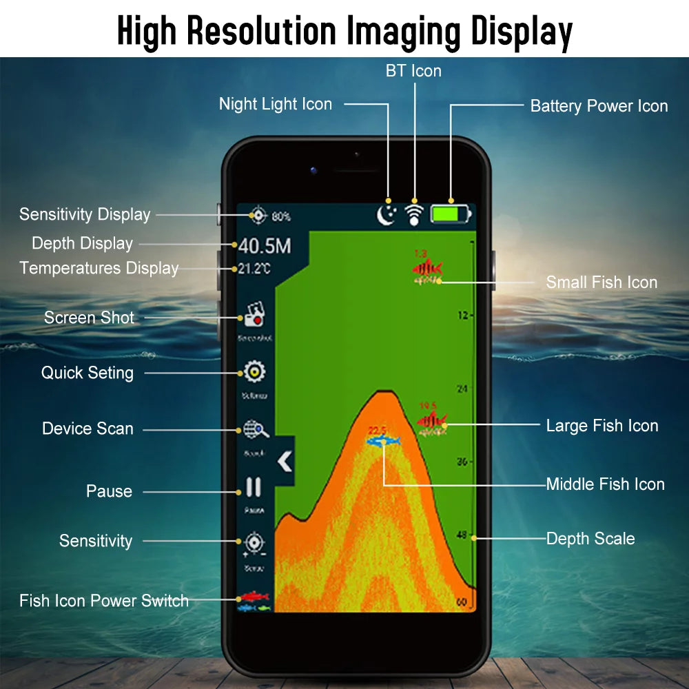 Portable Fish Finder V479