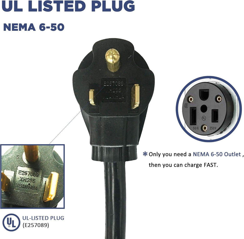 Portable EV Charger 240 Volt 25ft Cable 40 Amp I9449