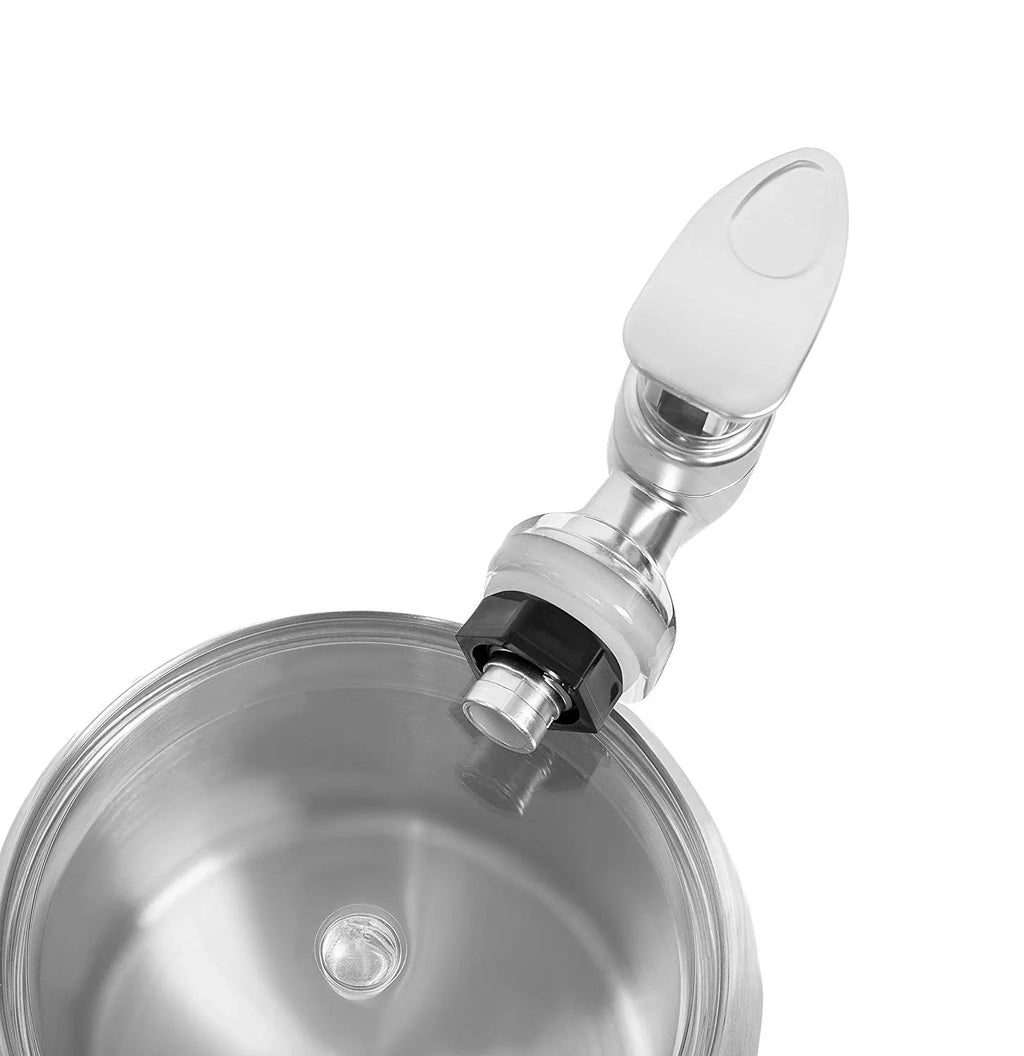 1.5 Gallon Stainless Steel Beverage Dispenser with Ice Container, Stand & Spigot A82966