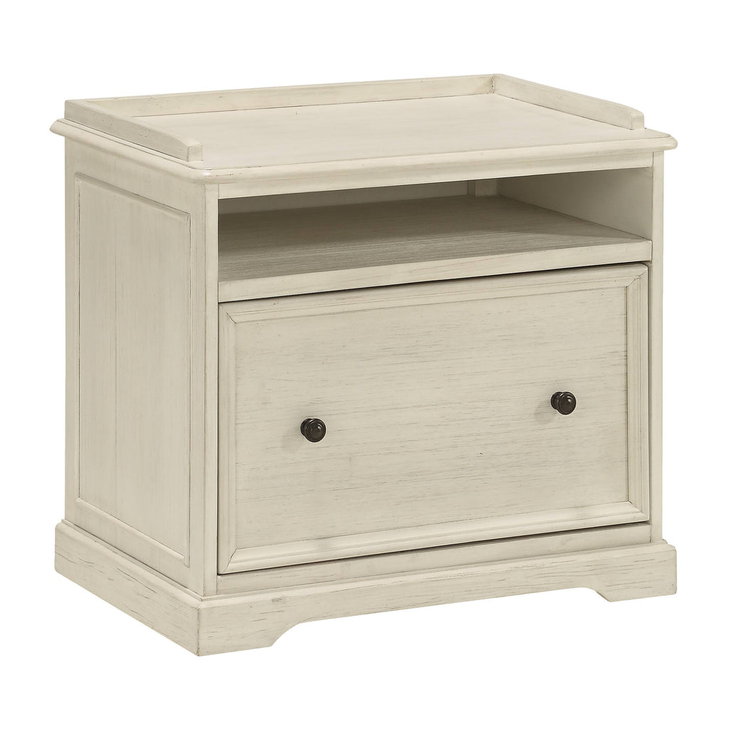 Antique White File Cabinet X10654