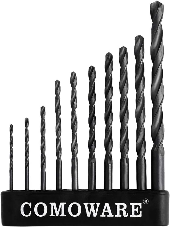 115Pcs M35 High Speed Steel Twist Drill Bit Set with Metal Indexed Storage Case C699166