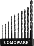 115Pcs M35 High Speed Steel Twist Drill Bit Set with Metal Indexed Storage Case C699166