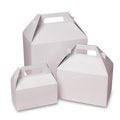 White Gable Boxes 9 x 6 x 6, Quantity: 100 F1945