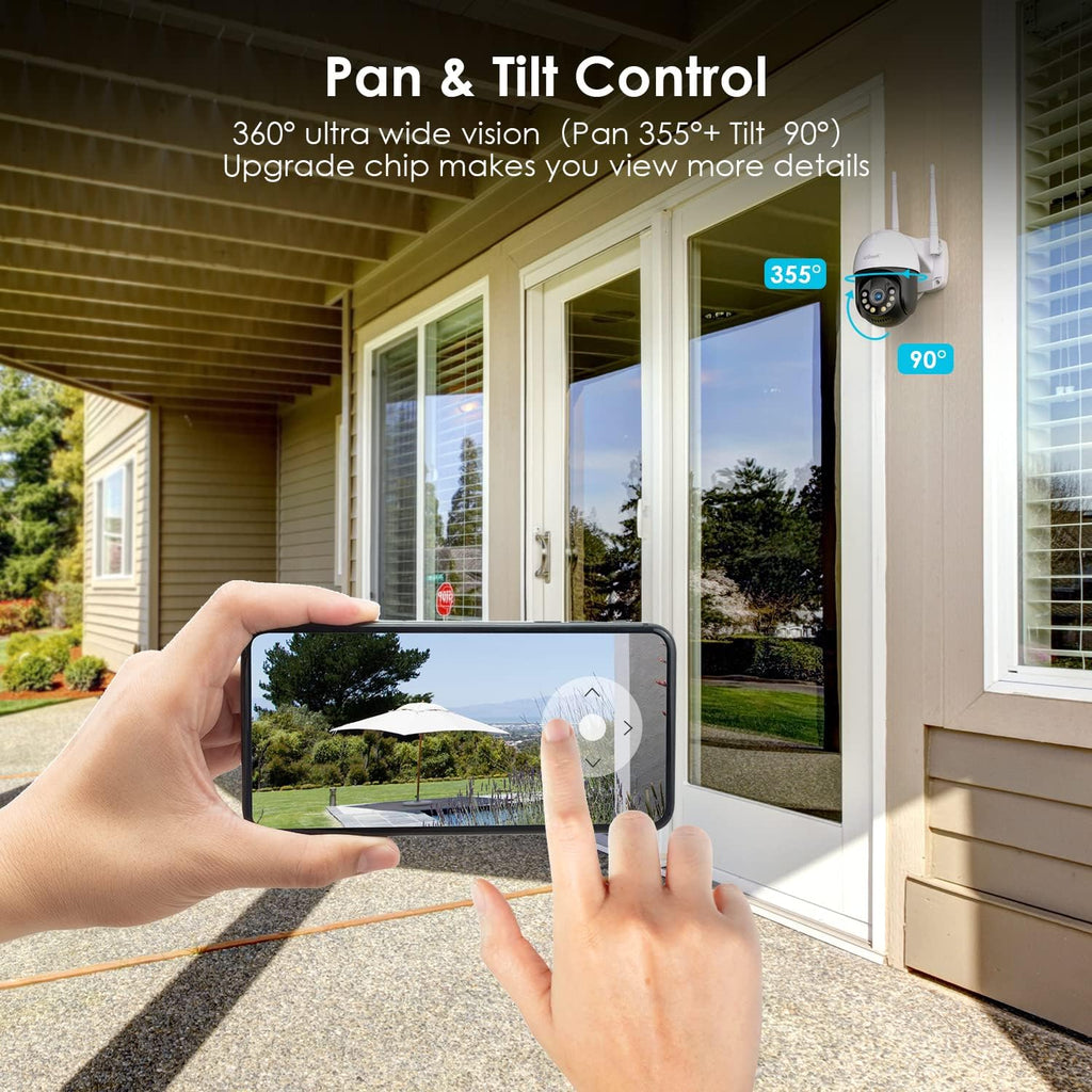 1080P HD Full Color Night Vision Wireless WiFi Security Camera W416