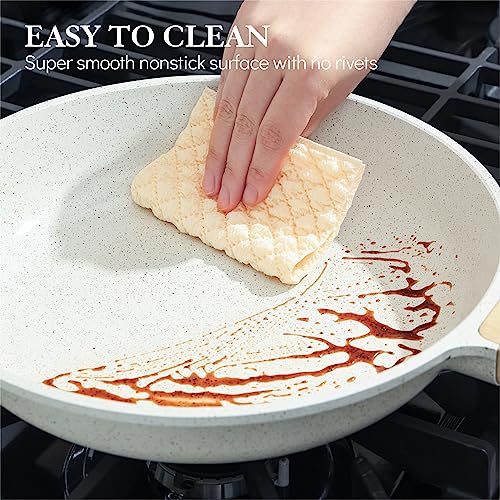 Nonstick Frying Pan Skillet, Swiss Granite Coating, 9.5 Inch O575003