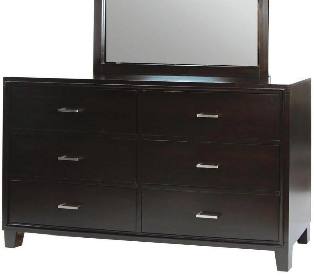 6 Drawer Brown Cherry Dresser K362