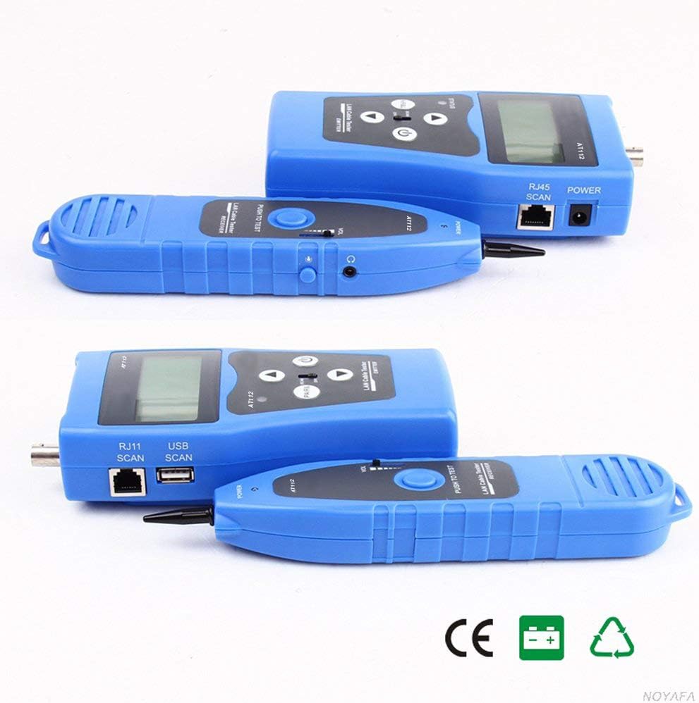 Blue Network Ethernet LAN Cable Tester with 8 Far-end Jacks C3548