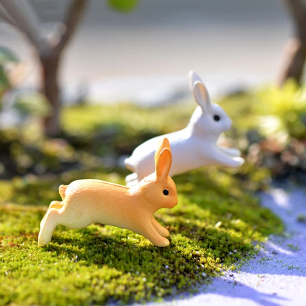 Rabbit Miniature Landscape Garden Decor Ornament T8580