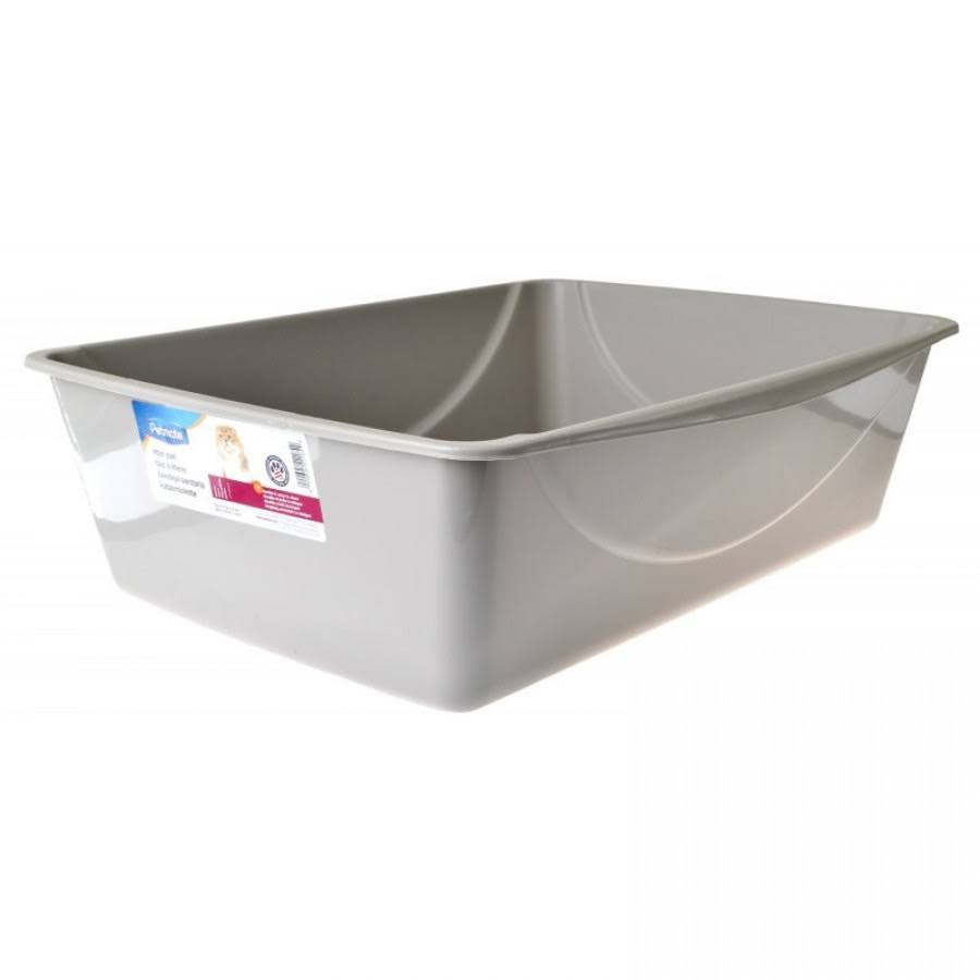Gray Cat Litter Pan E828349
