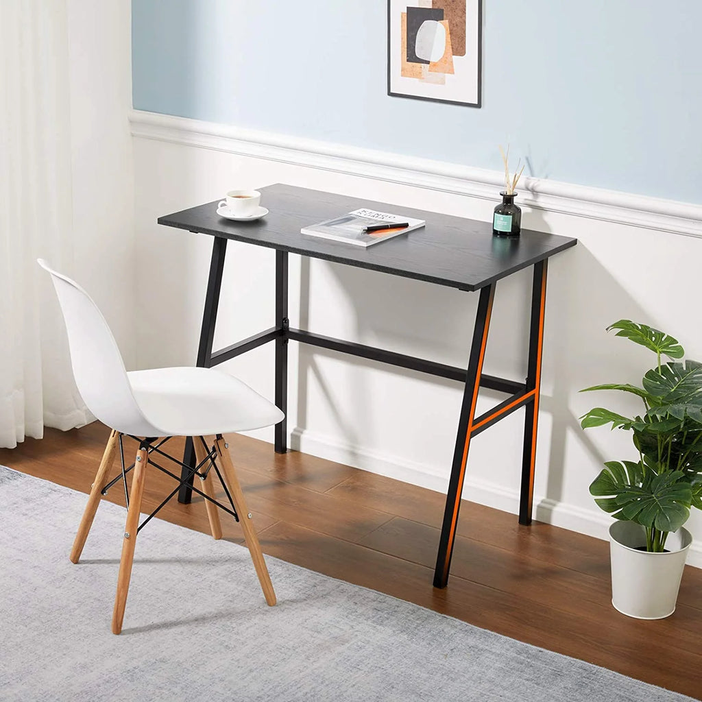 Black Small Computer Desk with Metal Frame L222225
