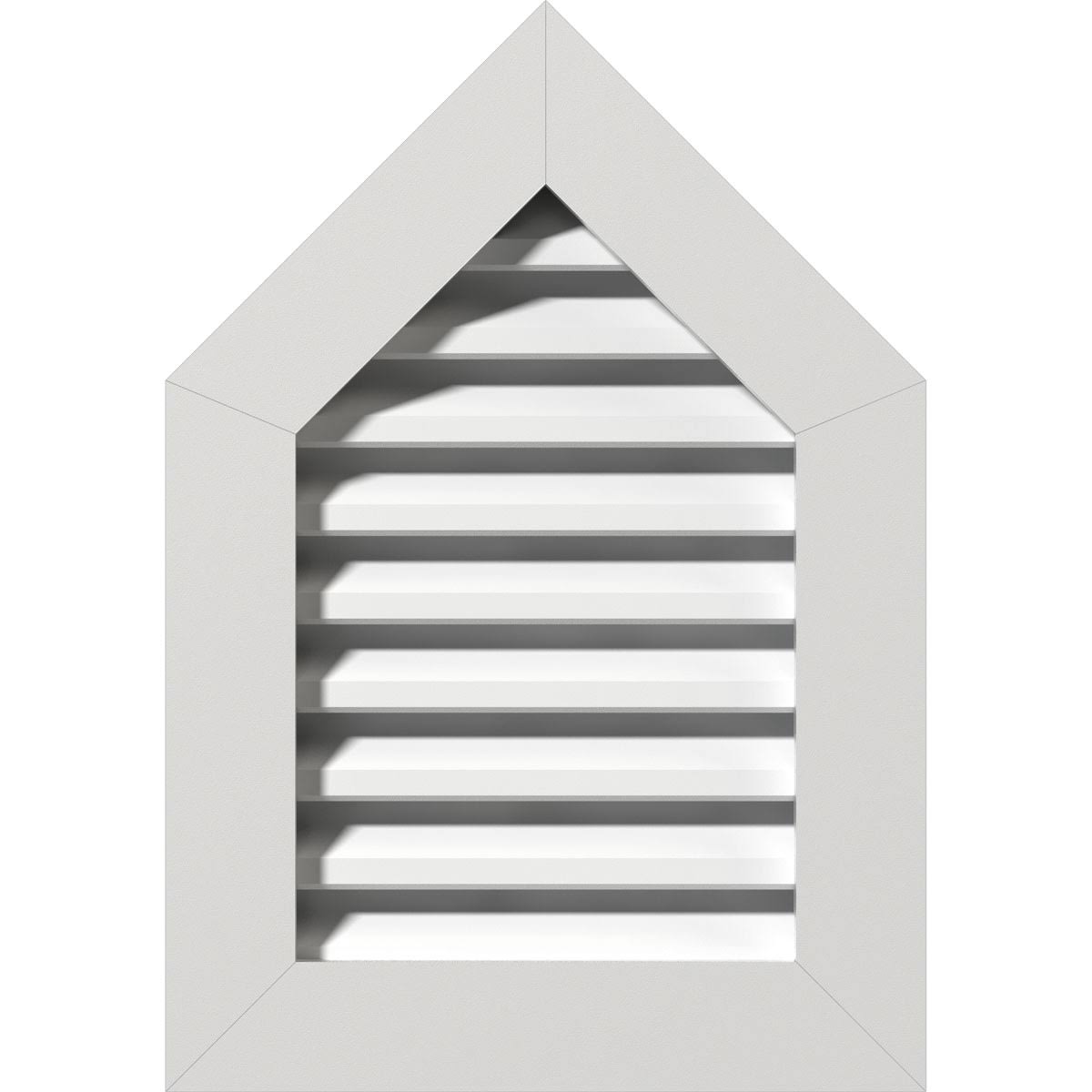 Peaked Top Gable Vent, PVC, 16 inch x 20 inch X70825
