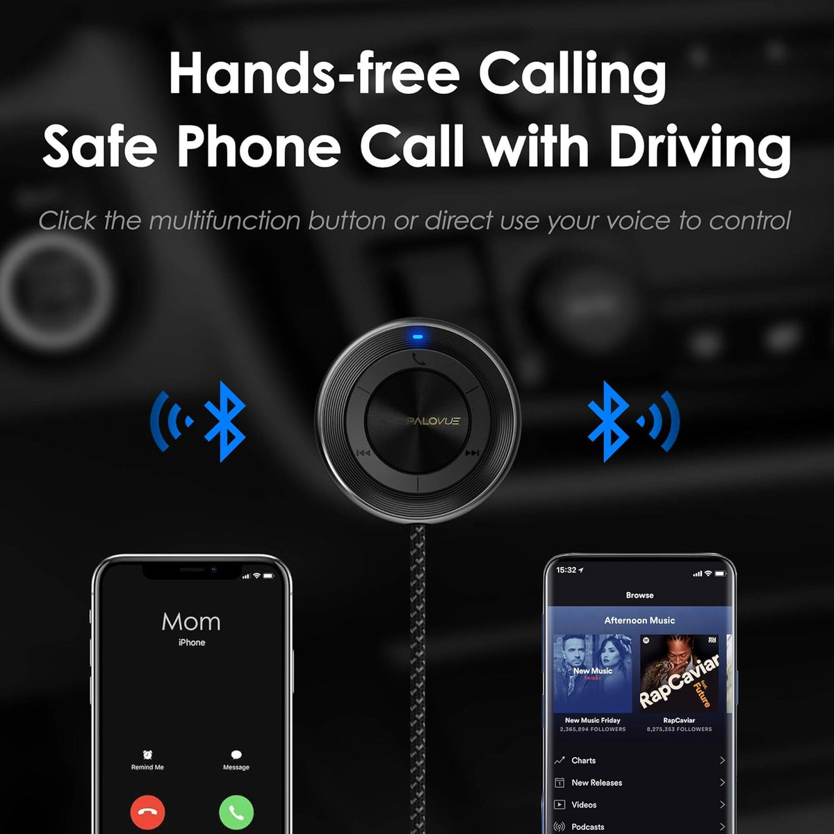 Bluetooth Aux Adapter for Car Home Stereo R285451