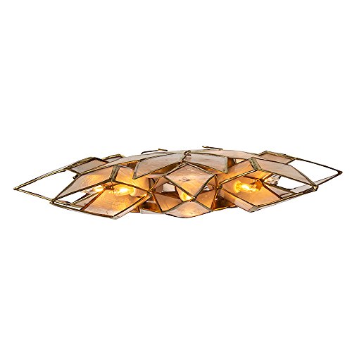 8.5-Inch Capiz Star Tree Topper with 10 Clear Lights D116437