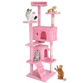 Dark Gray 70 Inches Cat Tree with Litter Box Enclosure G977