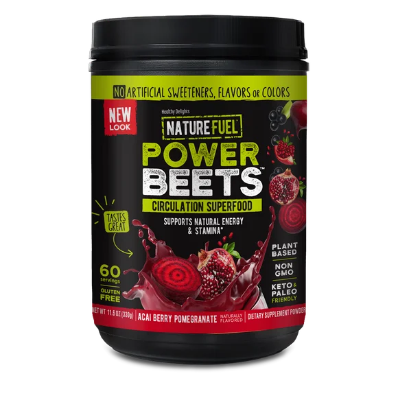 Beet Root Powder Dietary Supplement Acai Berry Pomegranate Flavor 60 Servings W591