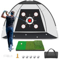 Golf Net with Practice Mat 10x7FT U4506