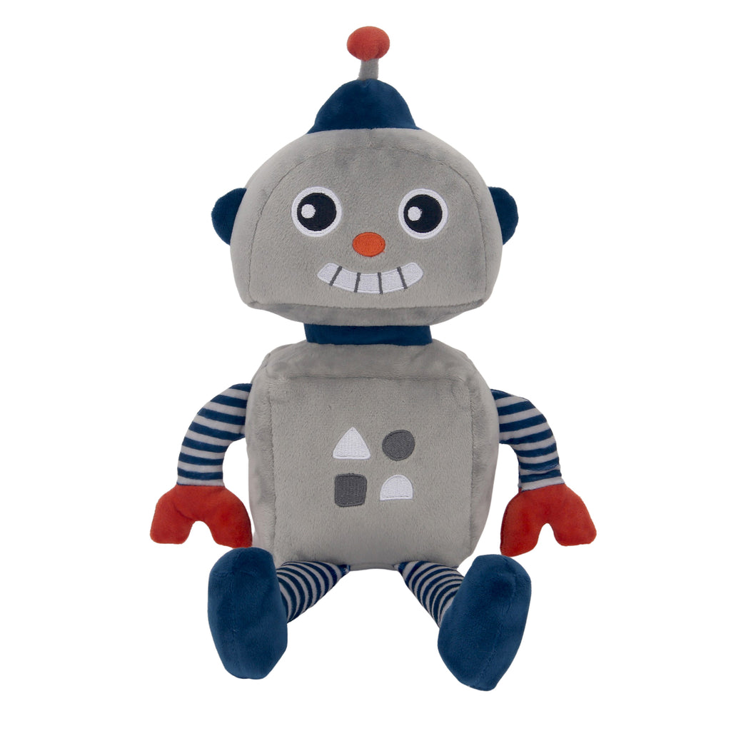 Gray/Blue Plush Stuffed Animal Toy C20193