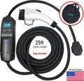 Portable EV Charger 240V 25ft Cable J-1772 Connector D369066