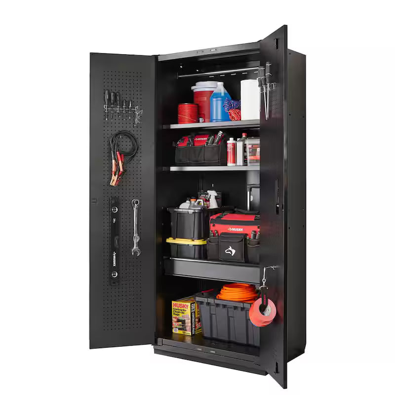 Heavy Duty Welded Steel Garage Storage System in Black G9980