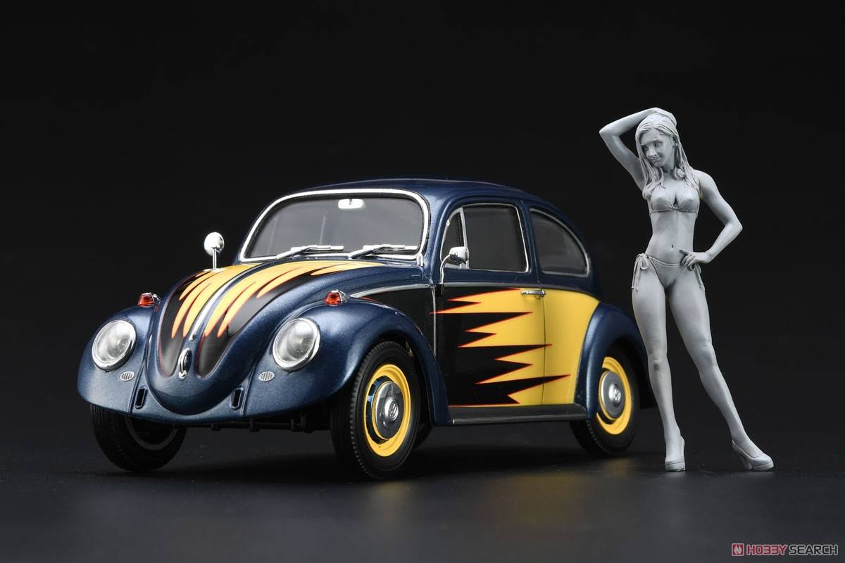 1/24 Scale Volkswagen Beetle Kit with Figure G82040