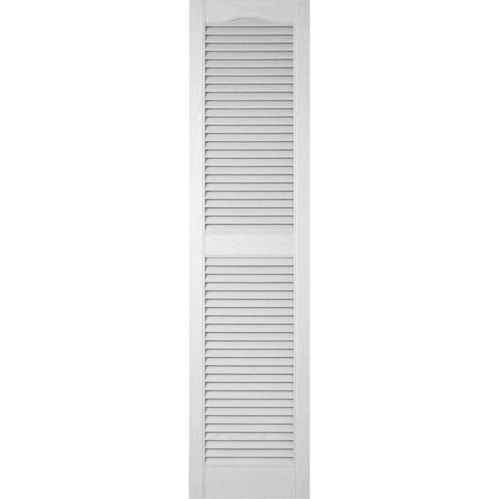 12x22W x 72x22H Vinyl Open Louver Shutters U3910