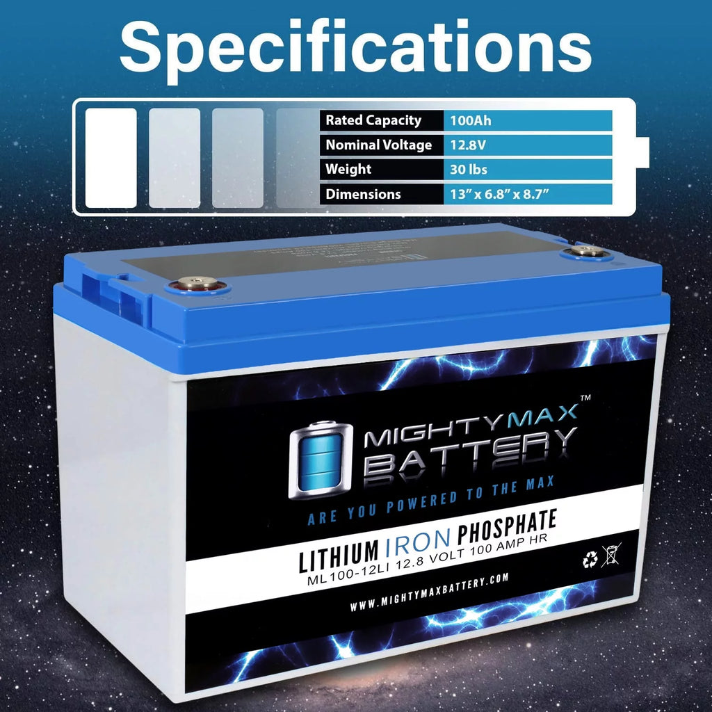 12V 100AH Lithium Battery S727