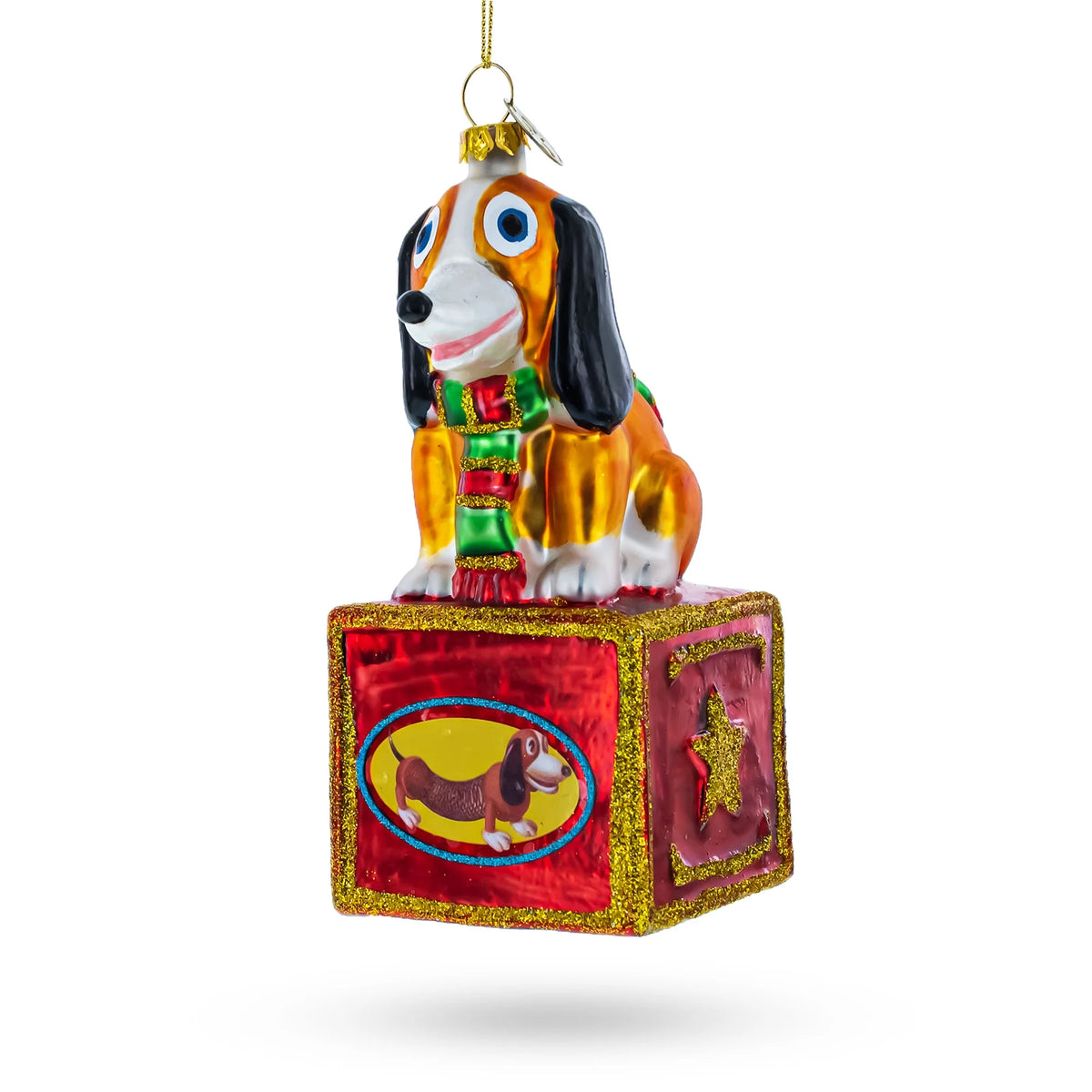 Blown Glass Christmas Ornament X678